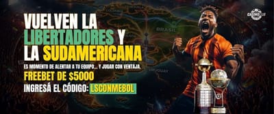Especial Copa Conmebol promotion banner